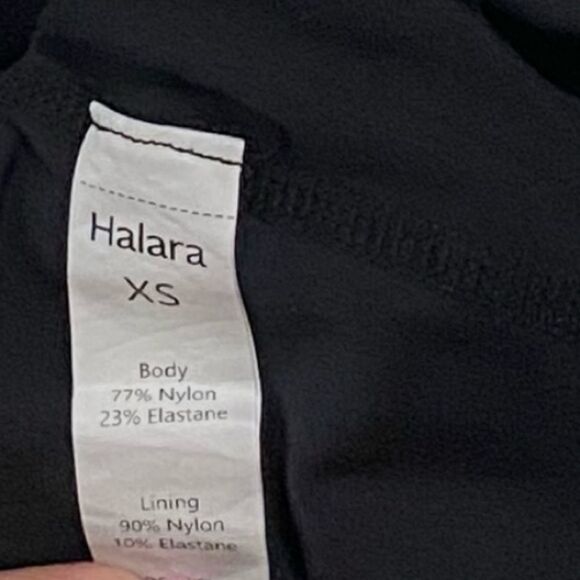 HALARA Dress Tennis Softlyzero Plush Easy Peezy Pickleball Yoga Pilates Black XS - Picture 11 of 16